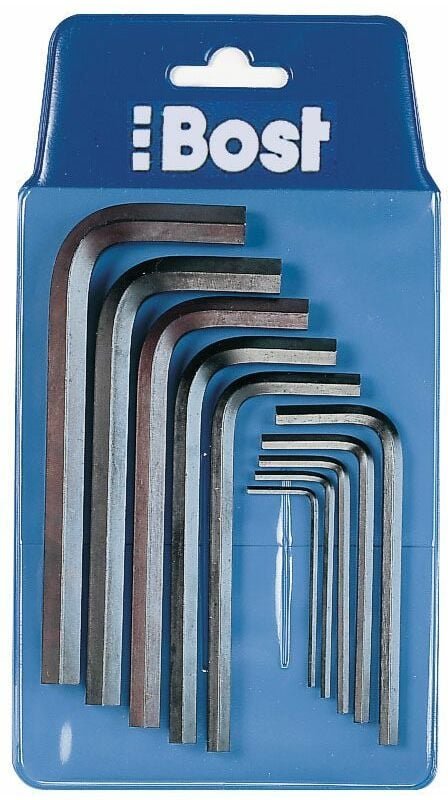 BOST 6-Kant-Schlüsselset im Set - 1.5 - 2 - 2.5 - 3 - 4 - 5 - 6 mm - 866650