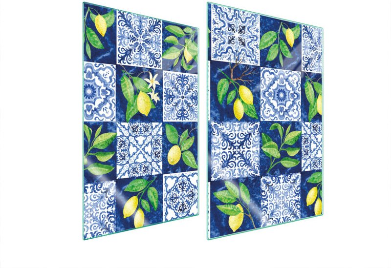 GLASSCHUTZPLATTE FÜR KÜCHE 2x35x52 MOSAIK