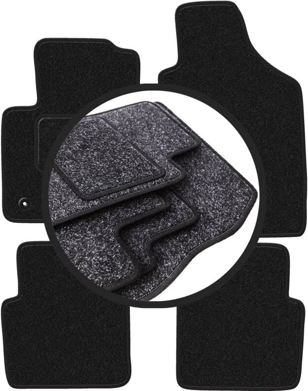 ANTHRA Autofußmatten für: Fiat 500 FL Fließheck (2013-2019)