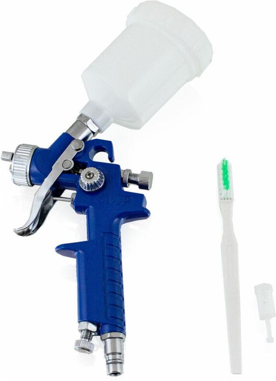 Bituxx - Lackierpistole Spraypistole Spritzpistole Farbpistole 100 ml inkl. Düse 0,8mm