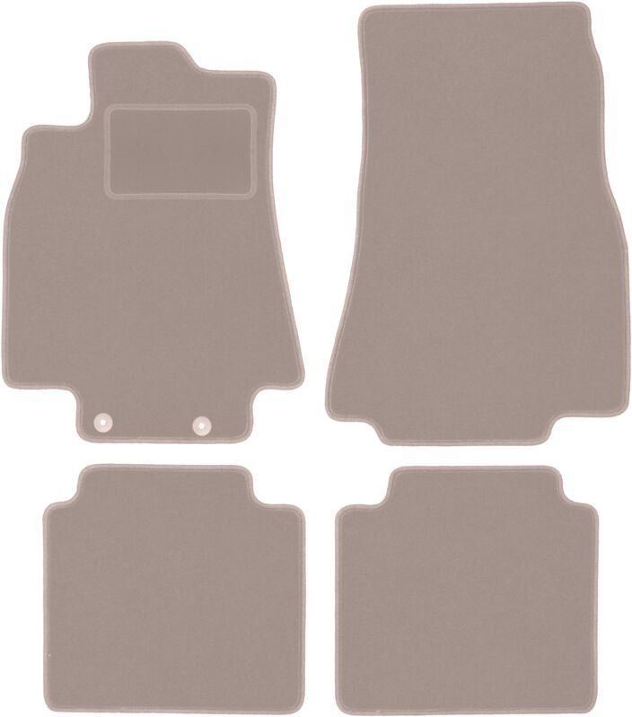 Beige Veloursmatten für: Mercedes B-Klasse W245 Schrägheck (2005-2011)