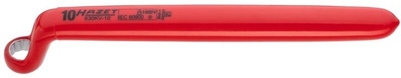 Hazet Einringschlüssel, schutzisoliert, Außen-Doppel-Sechskant Profil, 10 mm