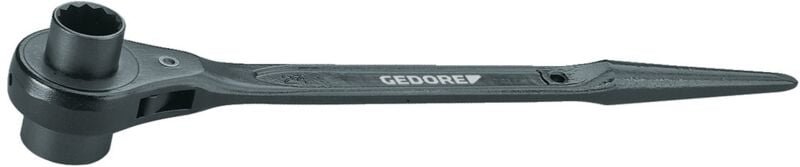 29 27X32 Stahlbauknarre, Doppel-6-kant 27x32 mm