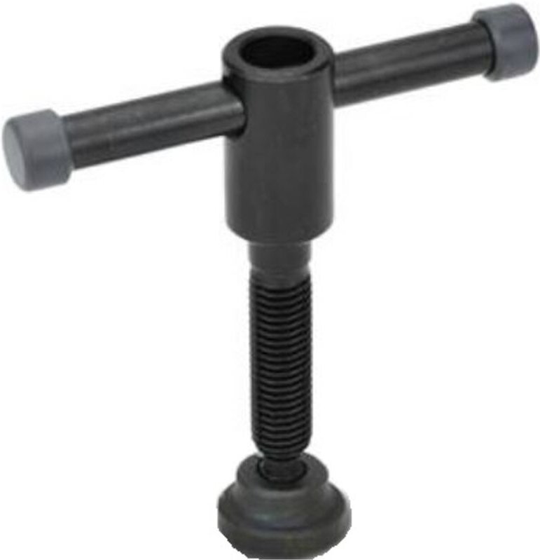 Reidl DIN 6306 Knebelschrauben M 10 x 50, Form D mit losem Knebel, ohne Druckstück 5.8 brüniert