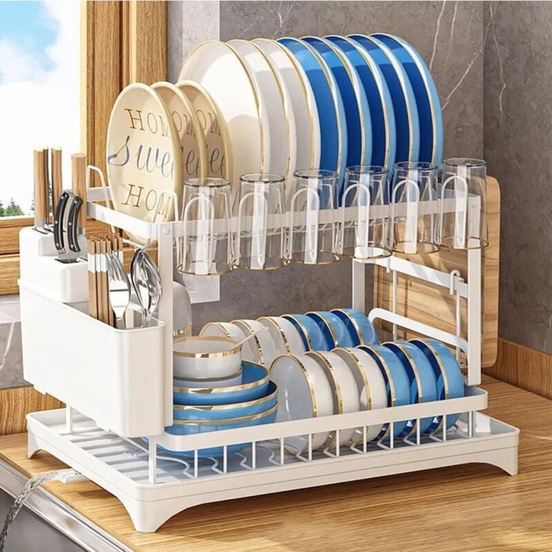 Abtropfkorb für die Spüle, Abtropfgestell für die Küchenarbeitsplatte, Abtropfgestell aus Edelstahl, Abtropfgestell für ...