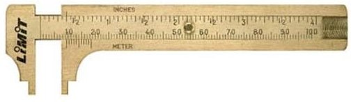 Messschieber aus Messing, 100mm Begrenzen Sie 26540203