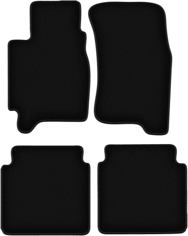 BASIC schwarze Veloursmatten für: Subaru Outback II Kombi, Limousine (1999-2004)