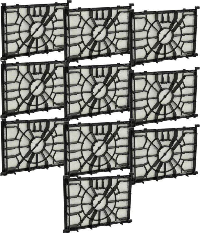 vhbw 10x Motorschutz-Filter kompatibel mit Bosch BGB45, BGB7, BGB8, BGL 3309 L, BGL 35 MON 1, BGD38WH2H, BGD38BU2, BGD38...