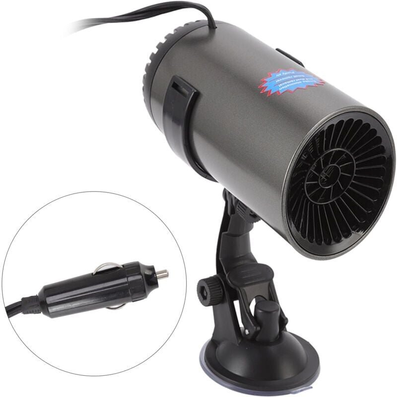Tragbarer Zigarettenanzünder, schnelles Aufheizen, kühl und warm, Auto-Defroster mit drehbarer Halterung, 12 v
