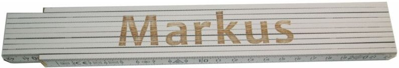 Zollstock Markus 2 m weiß Zollstock