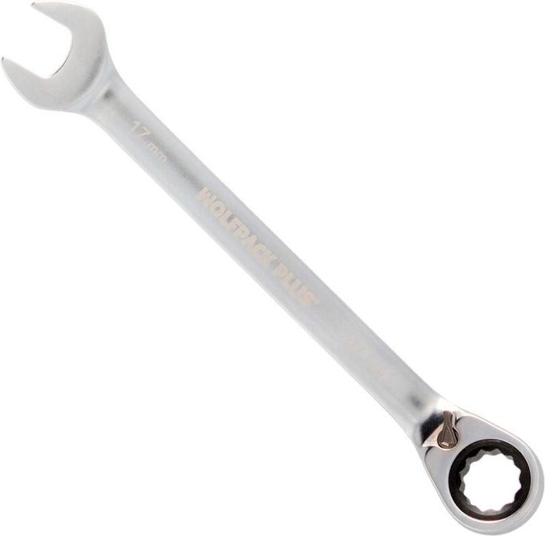 Maul-Ringschlüssel mit Ratsche Maurer 17 mm.