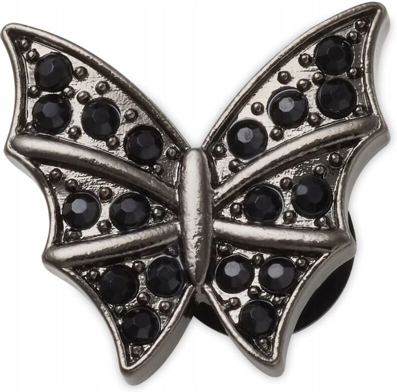 CROCS JIBBITZ SCHWARZER SCHMETTERLING KEINE GRÖSSE Schwarzer Schmetterling