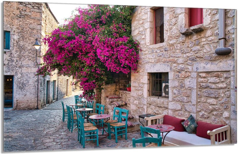 Glasschutzplatte für den Herd 80x52 Uliczka