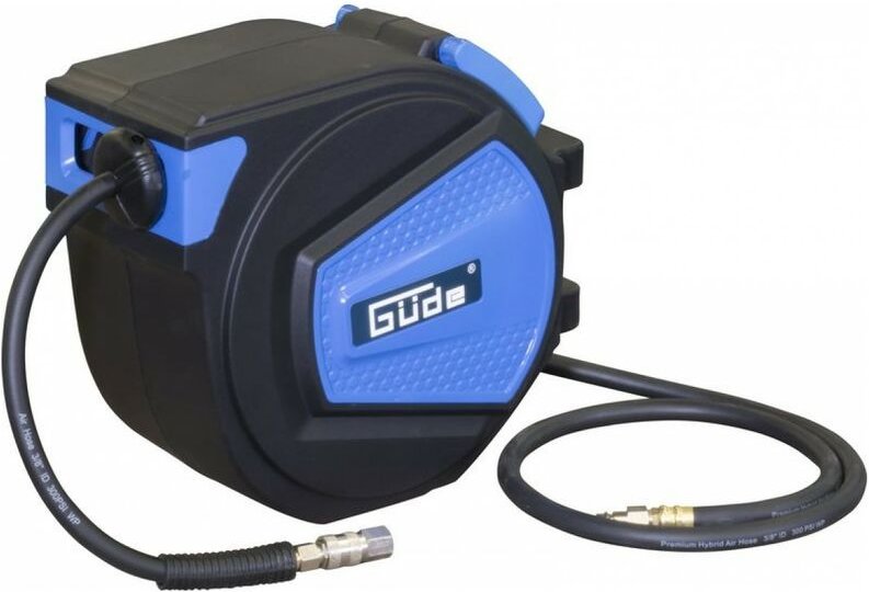 Güde Automatik Druckluft Schlauchtrommel Aufroller Druckluftschlauch 15m