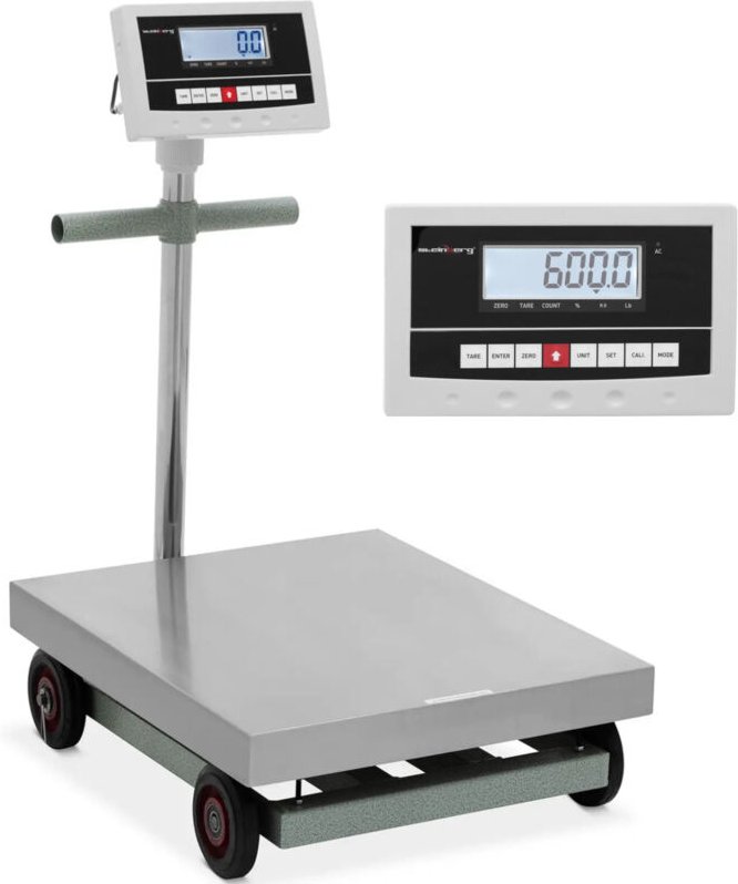 Steinberg Systems - Plattformwaage Industriewaage Bodenwaage rollbar 600 kg / 0,1 kg kg / lb