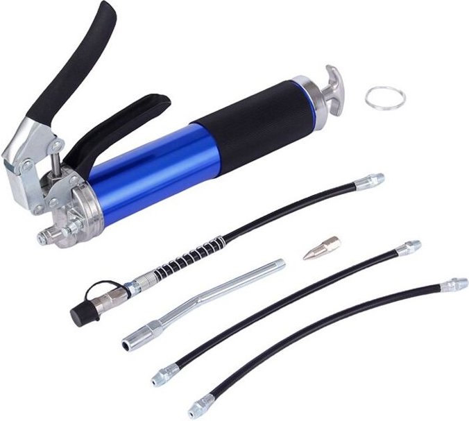 Set mit 4 Röhren, manuelle Fettpumpenkartusche, pneumatische Hochdruck-Fettpresse, Fettpressen mit Pistolengriff für die...