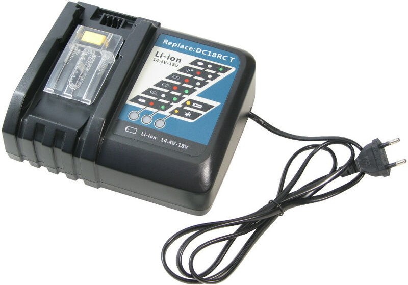 Trade-shop - Universal Li-Ion Akku Schnell-Ladegerät 14,4V-18V Ladestation für Makita BL1415 BL1430 BL1440 BL1450 AG-372...
