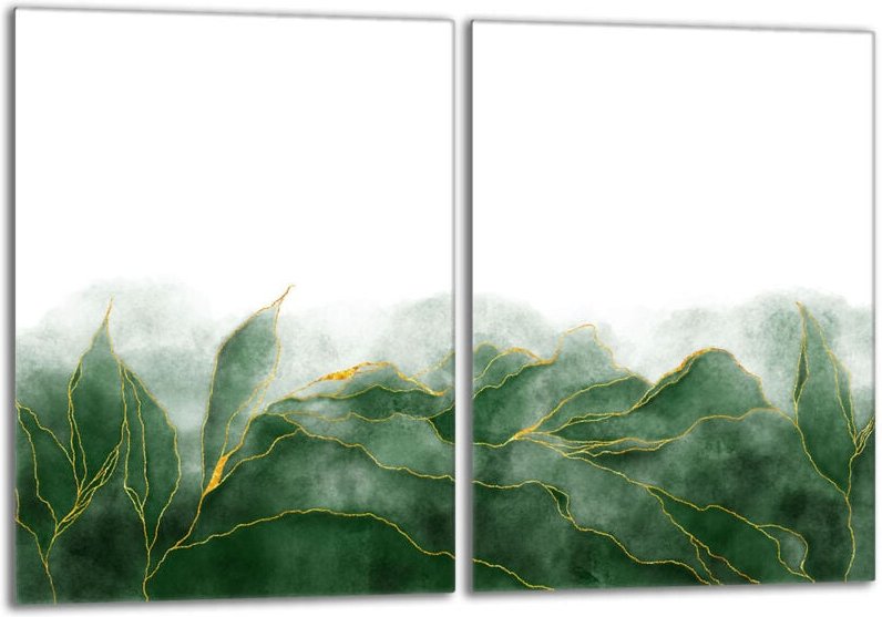 Glasschutzplatte für den Herd 2x40x52 Blätter