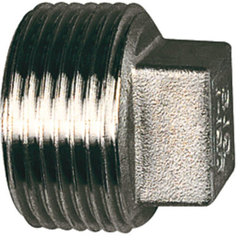 Verschlussstopfen, Vierkant, g 1/4, sw 9, Edelstahl 1.4408 - Riegler