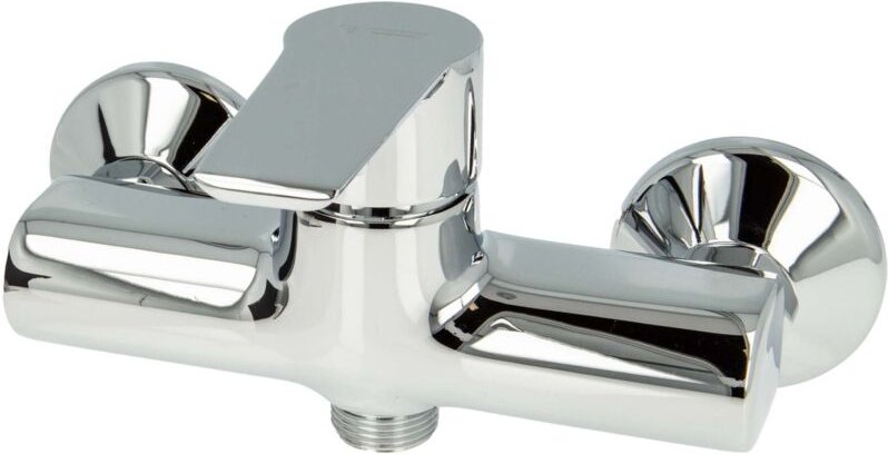 tecuro K15 DESIGN Wand - Spültischarmatur, glanzverchromt, ohne Auslauf