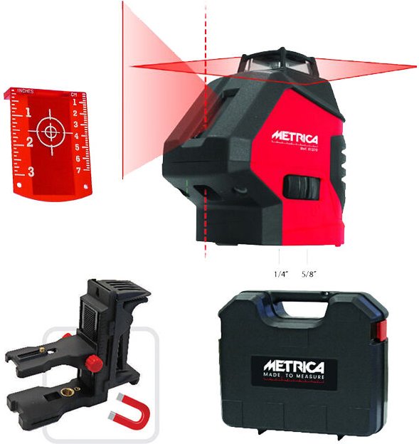 Metrica - Laserbox 360 + 1V + 2 Punkte Grün - 61375