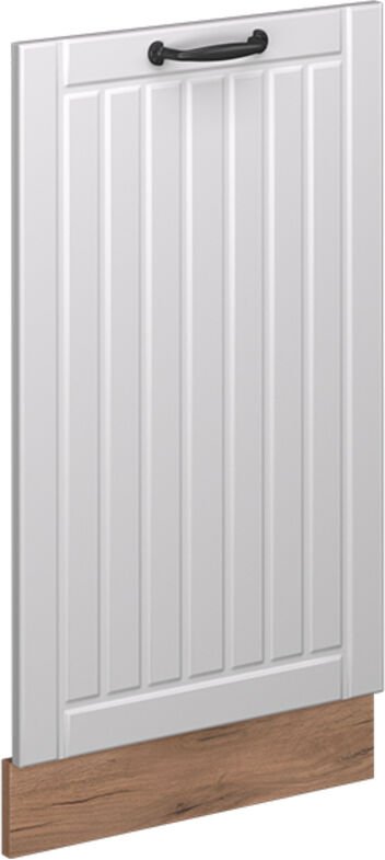 Geschirrspülblende Fame-Line, Weiß Landhaus, 45 cm ohne Arbeitsplatte, Vicco