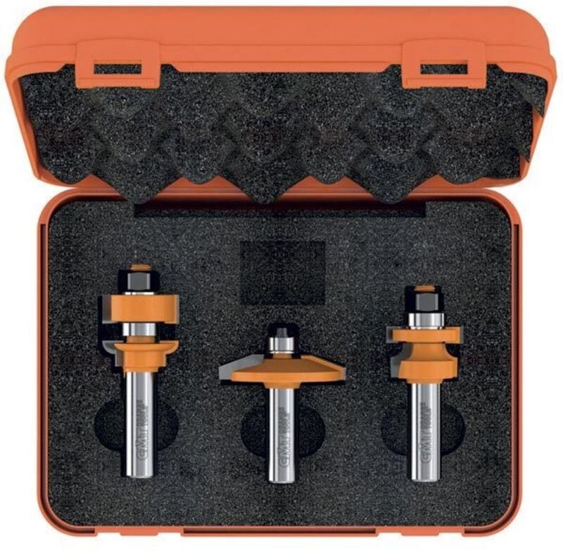 800.524.11 3-Teiliges Glastüren-Fräserset S=12,7