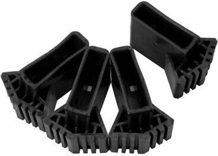 XVX - Copri piedini universali in gomma antiscivolo per scala (4 pezzi)