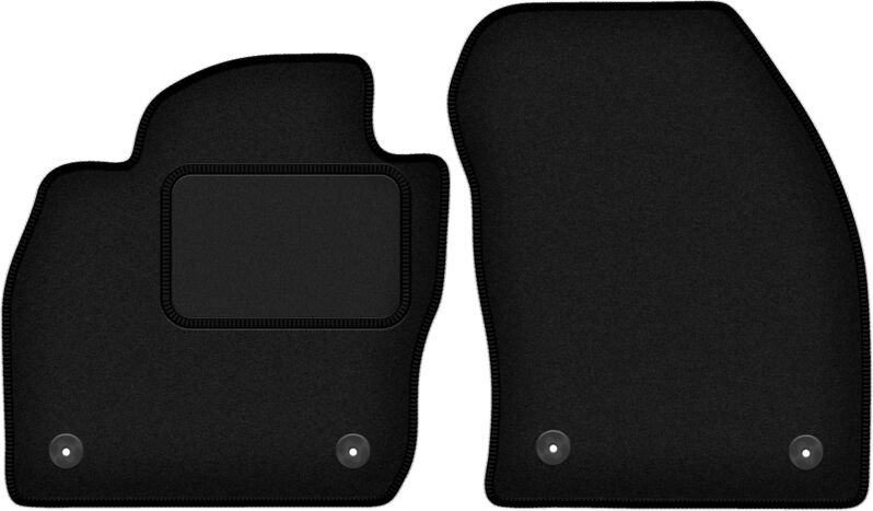 Vordere Matten schwarz für: Volkswagen T-Cross Crossover (2019-)