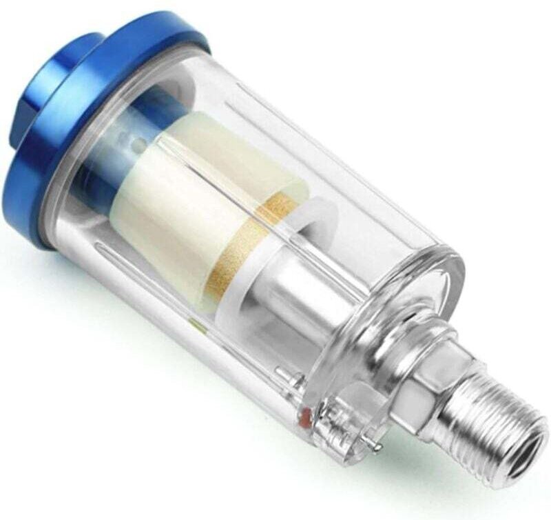 1/4-Zoll-Druckluft-Wasserabscheider, Mini-Luftfilterabscheider für Kompressor, Farbspritzpistole und andere pneumatische...