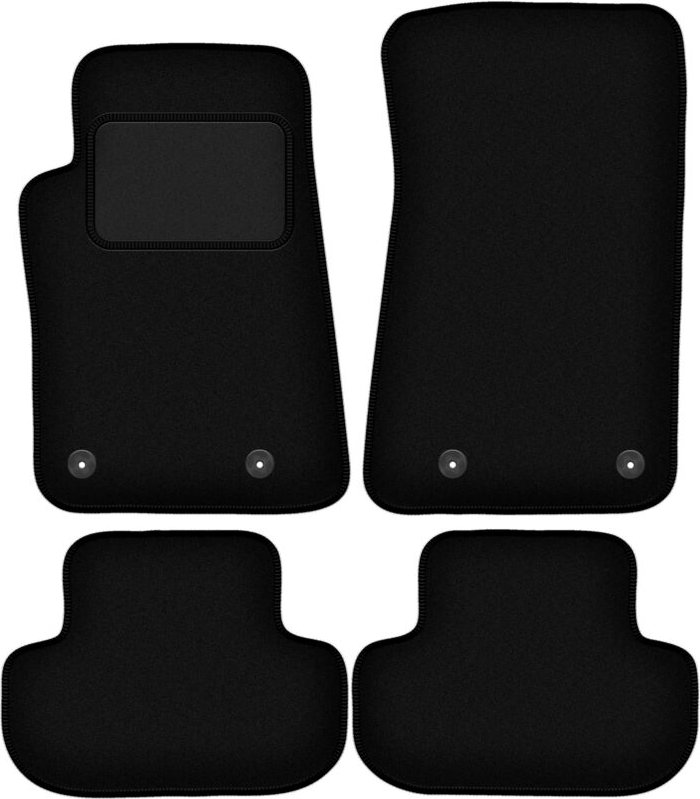 Schwarze Velours-Fußmatten für: Chevrolet Camaro V 0 (2006-2015)