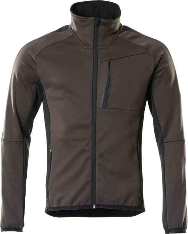 Mascot - Fleecepullover mit Reißverschluss 18603-316 Gr. l dunkelanthrazit/schwarz