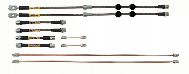 Stahlflex-Teflon-Bremsschläuche VW GOLF 4, LEON, A3 4motion