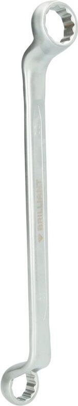 Brilliant Tools - Doppel-Ringschlüssel, gekröpft, 21 x 23 mm