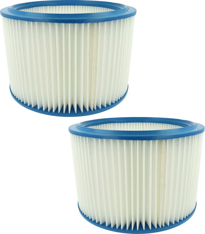 2x Filterelement Ersatz für Makita P-70225 für Nass-/Trockensauger - Feinstaubfilter - Vhbw