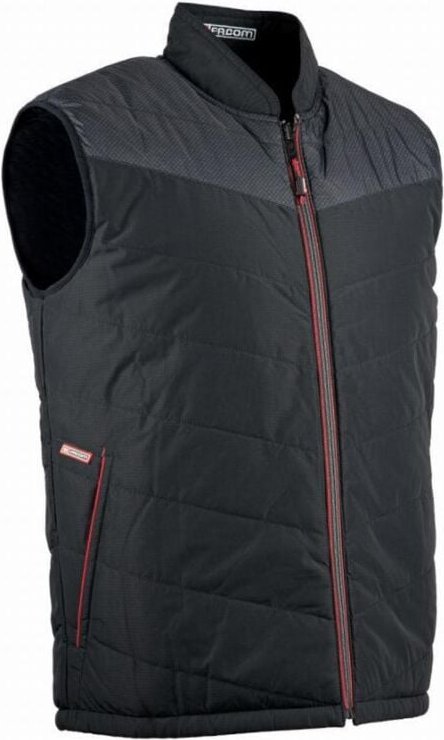 Weste aus Arbeitstextil, wendbar, FLAG – Schwarz, 2XL - 6