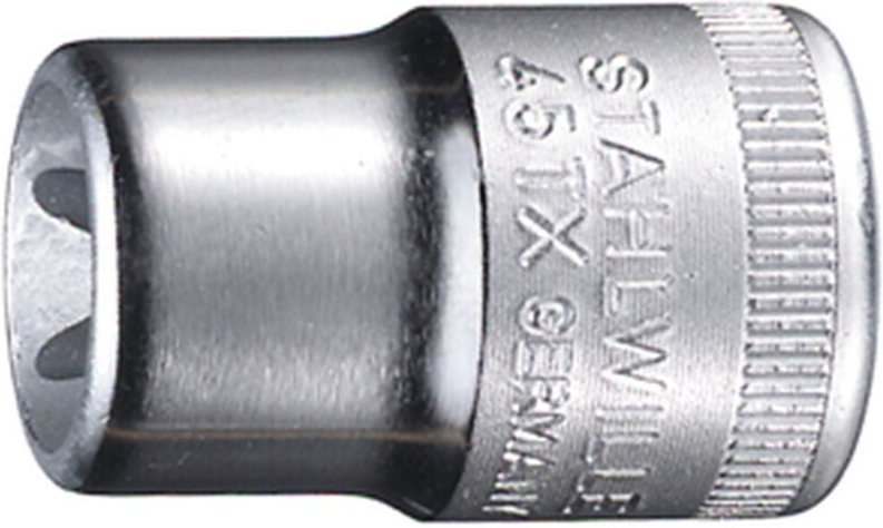 Thumbnail - Stahlwille - 3/8' (10mm) Steckschlüsseleinsatz Gr.E7 torx Gr.6,2mm in L.28mm