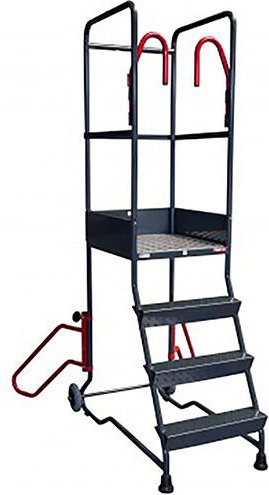 Matisère - Stehleiter 4 Stufen - Maximale Arbeitshöhe 3.00m - 830006975