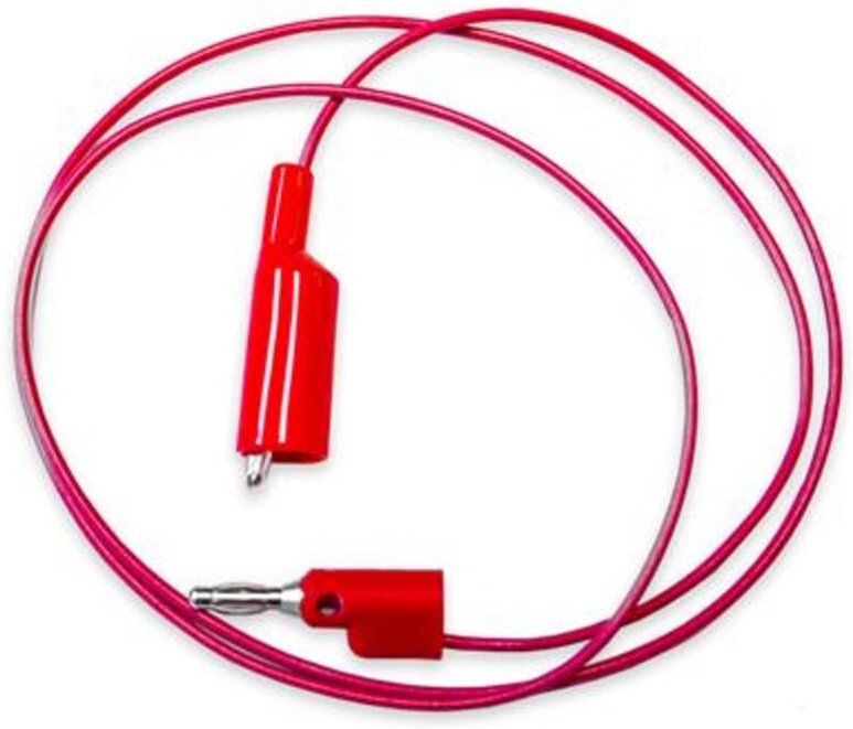 Mueller Electric - BU-2030-A-60-2 Messleitung Bananenstecker 4 mm Krokoklemmen 1.5 m Rot 1 St.