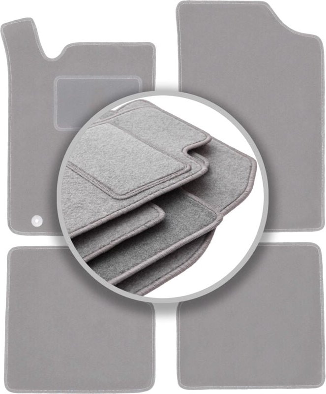 Autoteppiche aschgrau für: Citroen Xantia X1 / X2 Break, Kombi, Liftback (1993-2001)