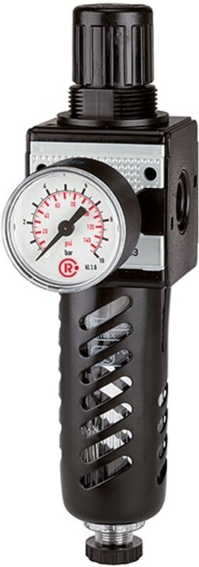 Filterregler »multifix«, mit PC-Behälter, Schutzkorb, bg 3, g 1/2 - Riegler