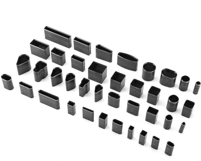 39-teiliges Set, handgefertigtes Leder-Schneidewerkzeug-Set, geformter Hohllochstanzer, Metallstanzer, Ausstechformen fü...
