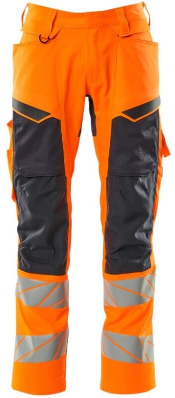 Thumbnail - Mascot - Accel. Safe Bundhose Stretch Gr. 82C62 hi-vis or/schwarzbl 19579-236