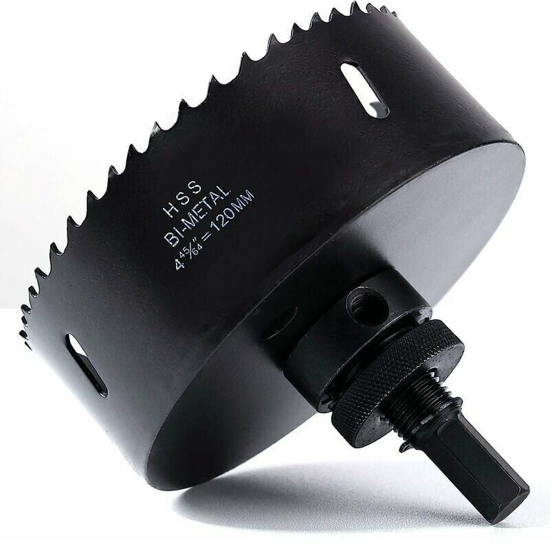 Bimetall-Lochsäge 120 mm, M42 hss Bimetall-Lochsäge mit Zentrierbohrer für Hochleistungs-Guazhni-Bohrer