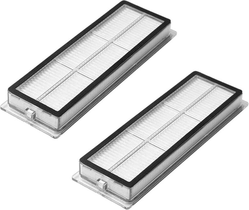 2x Trade-shop HEPA-Filter / Luftfilter / Abluftfilter mit Rahmen Ersatz für Xiaomi Saugroboter wie Mi Robot Vacuum Mop M...