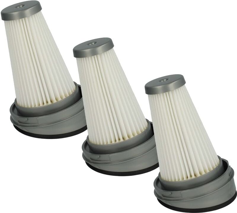 Thumbnail - vhbw 3x Faltenfilter kompatibel mit Black & Decker HSV520J01, HSV520J, SVA320B, SVA420B Staubsauger - Filter, Patronenfi...