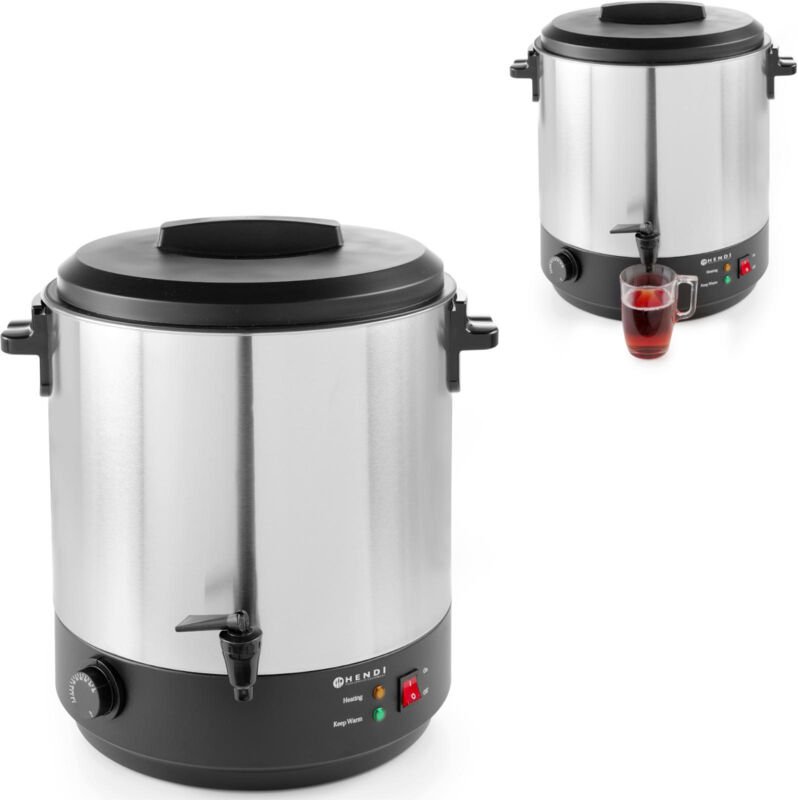 Heißgetränkespender, 25L, 230V/2500W, 442x426x(H)491mm - Hendi