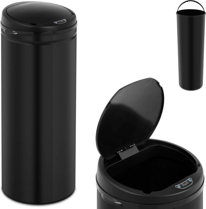 Fromm&starck - Mülleimer mit Sensor automatischer Abfalleimer 50 l Inneneimer Karbonstahl