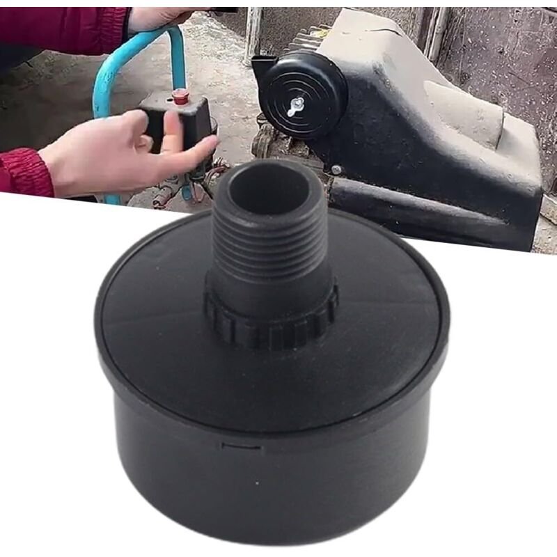 2 Stück 20 mm Außengewinde-Luftkompressor-Schalldämpfer - Lntyq