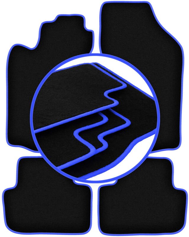 CARLUX-BLUE Autofußmatten für: Alfa Romeo GT Coupé (2003-2010)